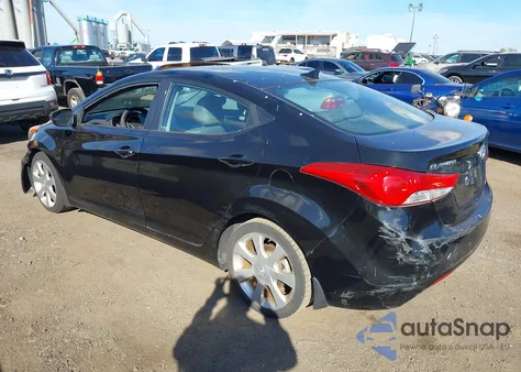 2013 Hyundai Elantra Limited из США, поврежденный, VIN KMHDH4AE7DU541651